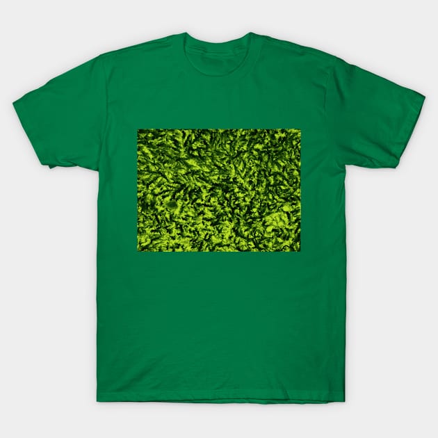 Green Foliage Background T-Shirt by mavicfe